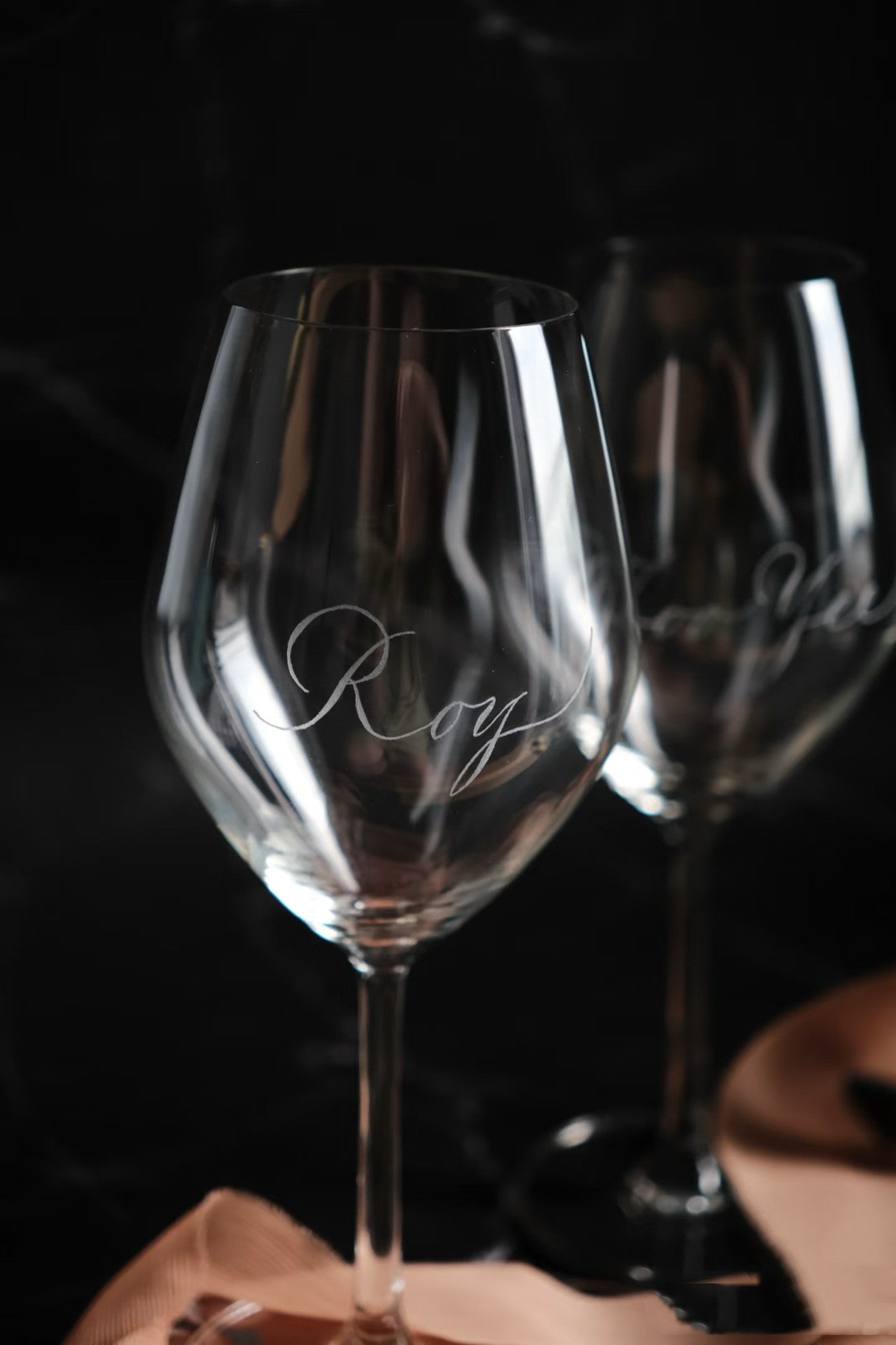 Personalized Engraved Wine Glass